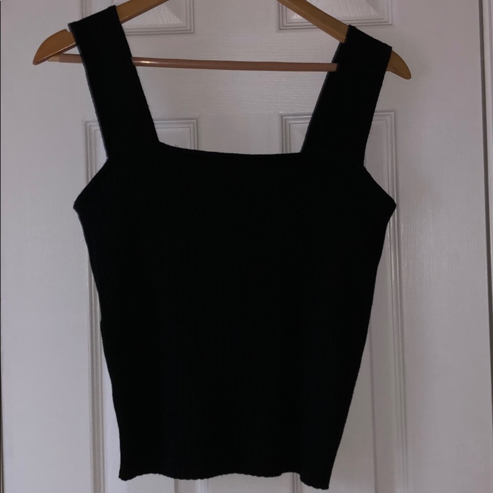 High Low Fitted Tank Thick Strap!